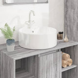 Wasbak Met Overloop, Keramiek, Rond,