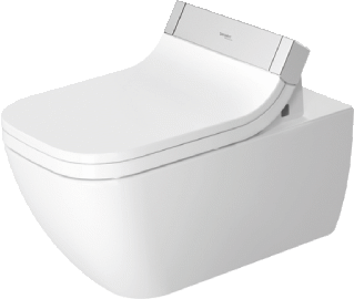 Duravit Happy D.2 Wand-Wc Voor Douchetoiletzitting Wit Hoogglans 370X620X345 M