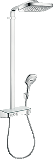 Hansgrohe Hg Showerpipe Raindance Select Chrome Overh.shower Raindance E Air 3Je