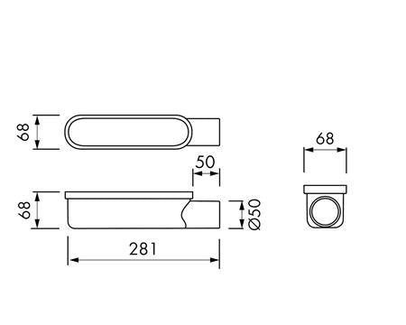 Easydrain Edm1Cleanz-50 - Easy Drain Clean Sifon Zijuitloop Voor Waterslot 50 Mm