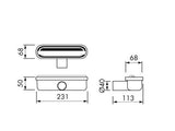 Easydrain Edm1Cleanv-30 - Easy Drain Clean Siphon Aansluiting Voorzijde Voor