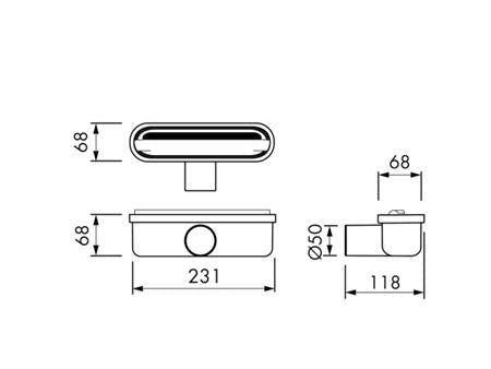 Easydrain Edm1Cleanv-50 - Easy Drain Clean Siphon Aansluiting Voorzijde Voor