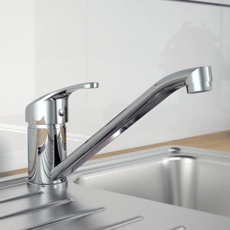 Eisl Keukenmengkraan Grande Vita Classic Chroomkleurig Taupe