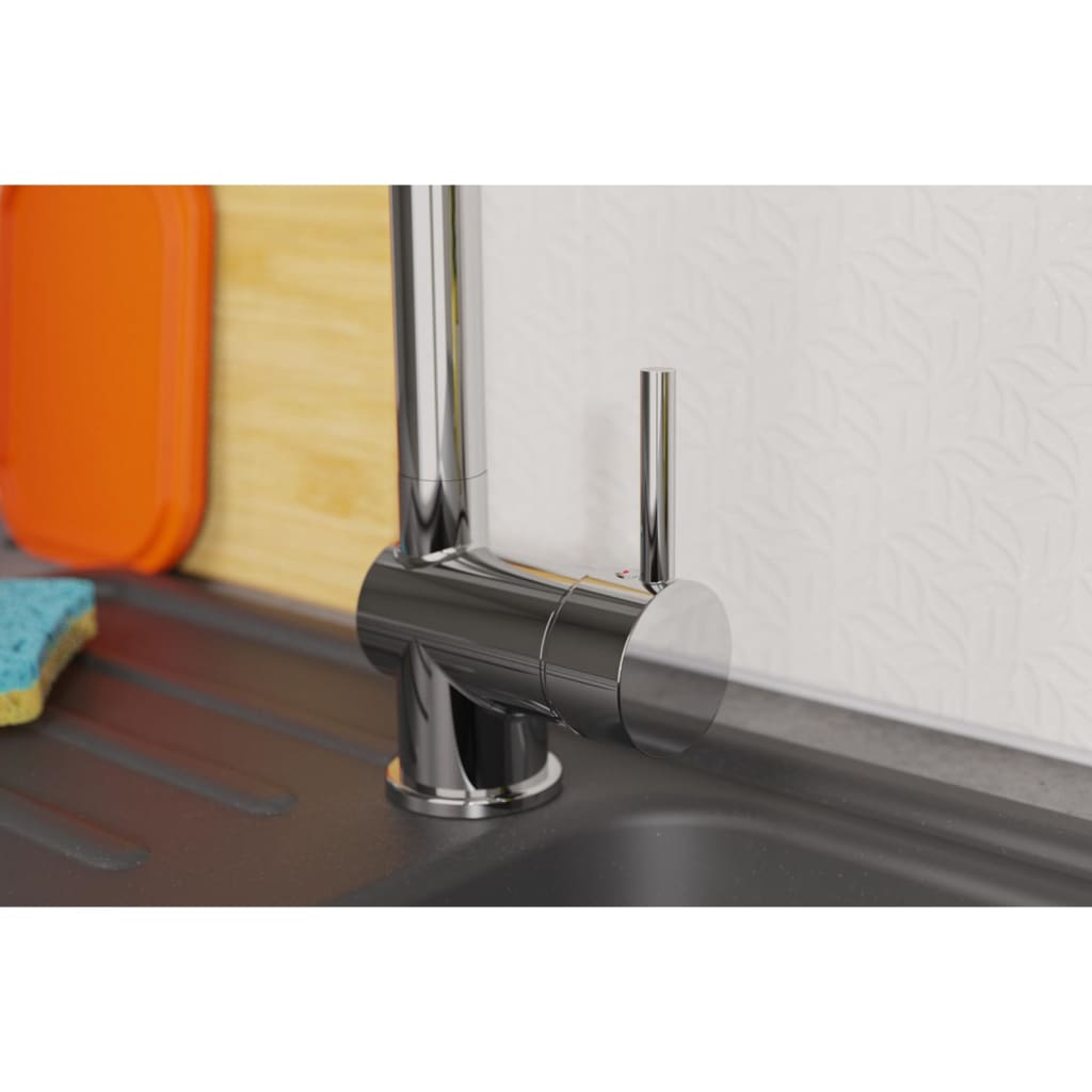 Eisl Keukenmengkraan Cool Met Uittrekbare Uitloop Chroomkleurig