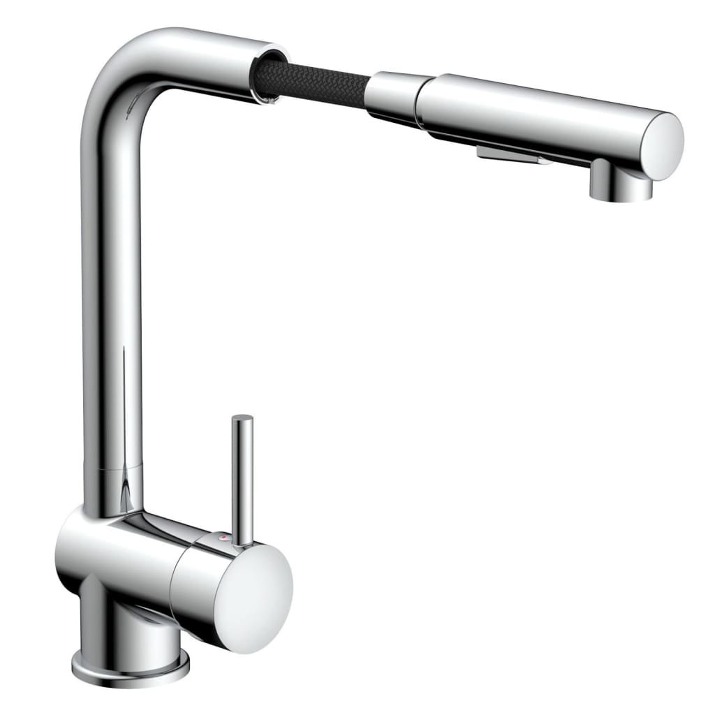 Eisl Keukenmengkraan Cool Met Uittrekbare Uitloop Chroomkleurig