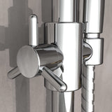 Eisl Hoofddoucheset Screwing Or Sticking Chroomkleurig