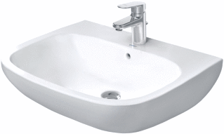 Duravit D-Code Wastafel Wit Hoogglans 650 Mm