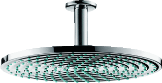 Hansgrohe Hg Overhead Shower Raindance S 300 Ecosmart Ceiling Chrome