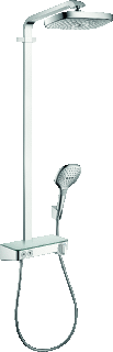 Hansgrohe Hg Showerpipe Raindance Select E 300 2Jet Ecosmart Showertablet White/