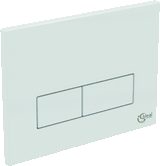 Ideal Standard Spoelreservoirs Bedieningspaneel Rechthoekig Met Rechte Hoeken Wit