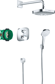 Hansgrohe Hg Design Showerset Croma Select E/ Ecostat E Chrome