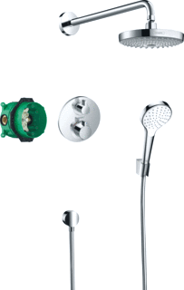 Hansgrohe Hg Design Showerset Croma Select S/ Ecostat S Chrome