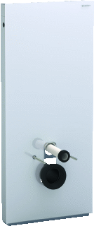 Geberit Monolith Wand-Wc 114 Cm Met W.aansl.midden Glas Wit