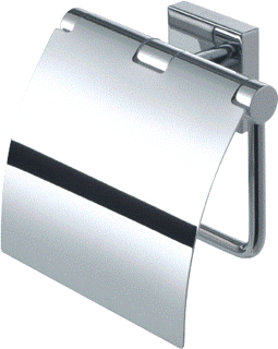 Geesa Nelio Wc-Rolhouder Met Klep Chroom
