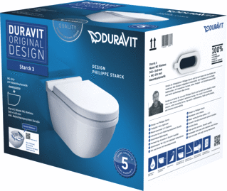 Duravit Starck 3 Toilet Set Hangend 540 Mm