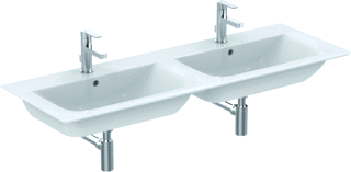 Ideal Standard Connect Air Vanity Wast Dubb 1340X460X165Mm Met 2X 1 Kg Met Ol Gl Wit