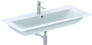 Ideal Standard Connect Air Vanity Wastafel 1040X460X165Mm Met 1 Kraang Met Ol Gl Wit