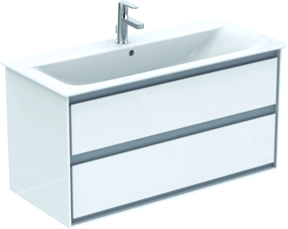 Ideal Standard Connect Air Wastafelmeubel 1000X440X517Mm 2 Lad Sc Li Pijn/Mat Li Br