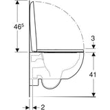 Geberit Renova Compact Pack Wcl Verd.vorm Rf 49Cm Incl Zit Sc/Qrl