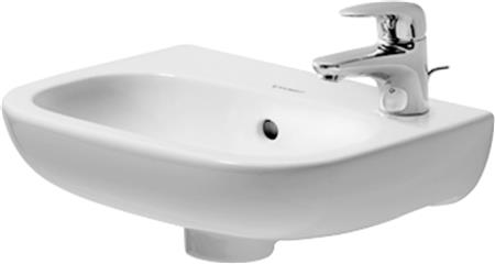 Duravit D-Code Fonteintje Wit Hoogglans 360 Mm