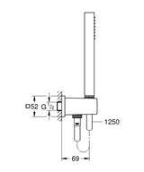 Grohe Euphoria Cube Stick Doucheset 1 Straal