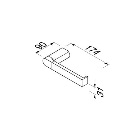 Geesa Wynk Toiletrolhouder/Reserverolhouder Chroom