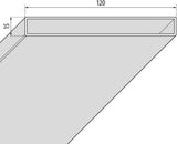 Novellini Rechthoekige Aluminiumb.15X120 H1950 Matchroom