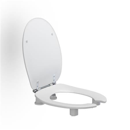 Pressalit Toiletzitting Dania Non-Contact Met Deksel 50 Mm Verhoogd